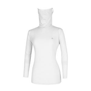 TEMU 여성 등산 아웃도어 일체형 마스크넥 긴팔 쿨토시 티셔츠 올커버(W5ST38)