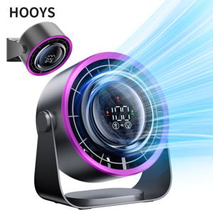 TEMU HOOYS 무선 무소음 선풍기 탁상용/걸이식/벽걸이 휴대용 USB 충전