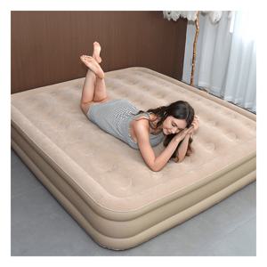 TEMU 당일출고 높이40cm 에어매트 더블 야외 캠핑용 휴대용 매트리스 2인용 매트리스 바닥용