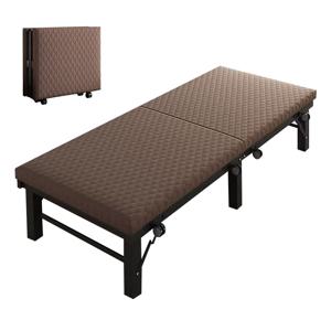TEMU 고급 릴렉스 접이식침대 원룸침대 1인용 침대 이동식 간이침대 침대|간이침대