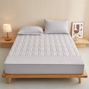 TEMU 부드 편안 입 워싱 면 매트리스커버 사계절 공용 기계세탁가능침 실 게스트룸 기숙사 필수품 싱글부터 더블 침대까지 적합