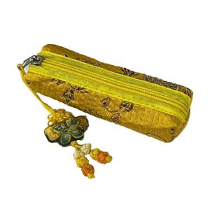 TEMU 전통 도장지갑 도장파우치 악세사리 가방정리 화장품 지퍼 미니 동전지갑 귀걸이 틴트 립스틱 소형 휴대용 수납백 자수 직인 은행