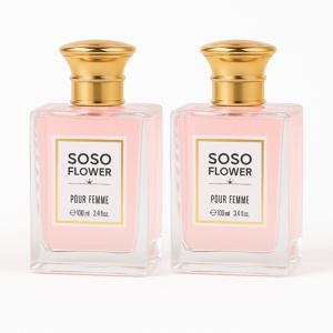 TEMU 100ml+100ml여성을 위한 니치 플로럴 & 프루티 향수. 독특하고 신선한 향. 부드럽고 로맨틱한 스타일. 세련된 병 디자인. 선물용으로도 좋습니다.|향수