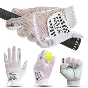 TEMU 블루라벨 에어메쉬 반양피 여름 골프장갑 쿨스킨 남성 왼손 자외선차단 필드용