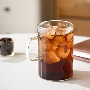 TEMU 보온 기능 유리 머그컵 500ml 4개/6개 세트 차 커피 우유 전용