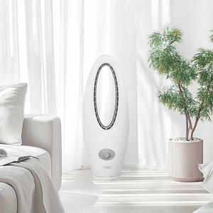 TEMU 르젠 유선 다이얼식 날개없는 무엽 선풍기 75도 좌우 회전