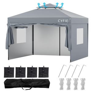 TEMU 아웃도어 원터치 텐트 하우스텐트 방수 그늘막 이너텐트 포함 창문 야외 캠핑 자외선 차단