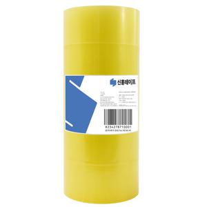 TEMU 신흥 박스테이프 대용량 57mic 경포장 48mm*40m, 5개