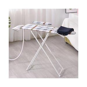TEMU 대형 다리미판 업소용 다림대 스팀 접이식 4단계 높이조절 접이식 좌식겸 스탠드 다리미판+체크무늬 1개
