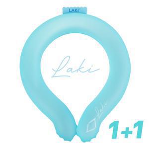 TEMU Laki 라키 1+1 18도 자동냉각 아이스 넥쿨러 쿨스카프 얼음스카프 얼음목도리 넥쿨링,여름 필수템 쿨링 목걸이,기본형 무지 디자인 남녀공용,실내외 겸용 제품