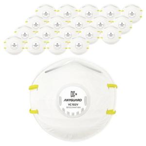 TEMU 터브화이 안면부여과식 컵타입 밸브형 1급 방진 마스크 VC102V