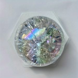 TEMU 화려한 불과 얼음 무지개 볼 - 빛나는 다색 투명 장식품, 반짝이는 별과 반짝이는 조명, 가정 장식, 파티 장식에 이상적 | 빛나는 볼 | 광택 마감, 장식품