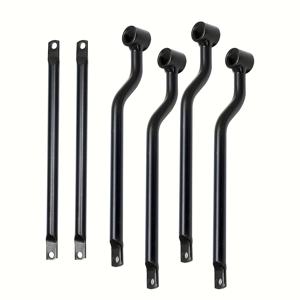 TEMU 블랙 범용 새들 백 지지대 마운트 브래킷 사이드 러기지 (카와사키, 혼다, 야마하, 스즈키, 할리데이비전용)