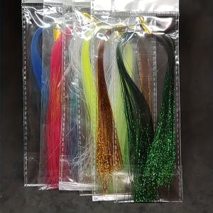 TEMU 6개의 가방 플라이 타잉 재료, 사바키 리그 낚시 용품, 플라이 낚시 미끼 액세서리 미끼 본체 제작 재료