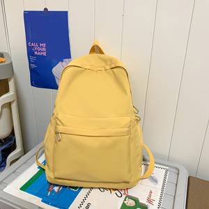 TEMU 4pcs 중학생 대학생 단순하고 단색 배낭 세트, 레저 남성과 여성을 위한 대용량 어깨 가방 포함(배낭 + 핸드백 + 크로스 바디 백 + 필통)|필통