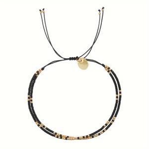 TEMU 1PC 미유키 비드 팔찌 멀티 레이어 유리 씨앗 비즈 수제 조절 쥬얼리