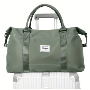 TEMU 라이언에어 캐빈 백 여행 가방, 기내용 캐리어 45x36x20cm 여성용 오버나이트 백, 남성용 체육관 가방, 크로스바디 홀달백