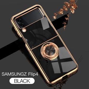 TEMU 삼성 플립3 플립4에 적합한 전기 도금 케이스, 핸드폰 케이스