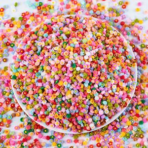 TEMU 100개 6mm 플랫백 레진 플라워 참스 플라워 비즈 미니 레진 플라워 참스 카보숑 혼합 색상 데이지 플라워 레진 슬라임 참스 DIY 공예 스크랩북 장식용|슬라임