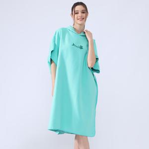 TEMU 1개 성인용 빠른 건조 마이크로화이버 목욕 시트 & 비치 타월 후드 가운 - Dion 주문용 (색상 고정 성능) - 수영장, 서핑, 스파용 부드럽고 흡수력 좋은 수영복 - 손세탁 전용|샤워가운