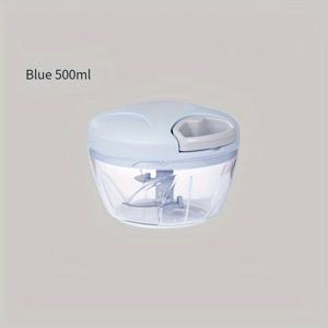 TEMU 1pc, 채소 커터, 다기능 마늘 분쇄기, 채소 커터, 세척 가능한 뚜껑, 식품 쪄기, 채소 창의적인 과일 분쇄기, 수동 마늘 분쇄기, 주방 용품, 주방 가제트