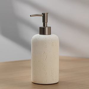 TEMU 1개 레진 비누 디스펜서, 펌프가 있는 로션 병 빈, 카운터탑 욕실용 로션 액체 병 분배기 서브병, 리필 가능한 샴푸 용기 욕실 액세서리