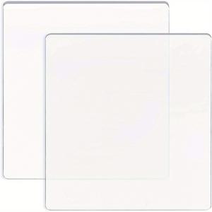 TEMU FINGERINSPIRE 아크릴 커팅 플레이트 세트 - 엠보싱 머신용 투명 다이 커팅 패드 2개 팩, 대부분의 다이 커팅 시스템과 호환, DIY 프로젝트용 크래프트 키트, 두께 3mm & 5mm, 7.5x6 인치