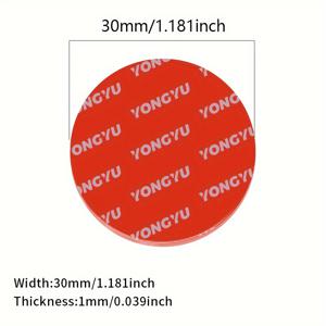 TEMU 용유 1pc 강력한 나노 이중면 테이프, 원형 및 정사각형 세척 가능한 제거 가능한 접착 패드, 투명한 강력한 스티키 아크릴 테이프, 나무, 플라스틱, 유리, 금속, 돌, 방수, 1mm/2mm 두께, 휴일, 기념일, 홈 DIY 프로젝트에 이상적