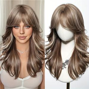 TEMU 여성용 가발, 탕롱 실크, 우아한 스타일, 로즈 넷 캡, 150% 밀도, 컬리 웨이브, 모든 민족, 레이스 없음, 풀 탑 헤어피스, 뷰티 & 퍼스널 케어, 헤어 익스텐션 & 액세서리