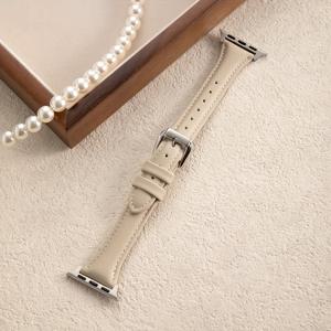 TEMU 1pc 인공 가죽 시계 밴드, for iWatch Ultra/SE/Series 9/8/7/6/5/4/3/2/1과 호환되는 가죽 교체 스트랩, 38mm 40mm 41mm 44mm 45mm 49mm 모델