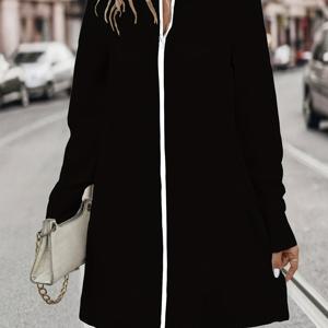 TEMU 뉴 컬러 블록 드레스