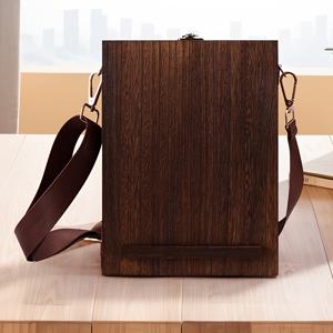 TEMU 1개 작가의 메신저 나무 상자, 다기능 수제 나무 크로스바디 가방, 휴대용 툴킷, 브러시 보관 상자, 스케치 상자, 야외 그림 그리기용 이젤.