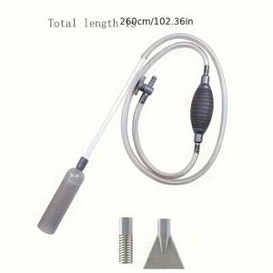 TEMU 1pc AquaPro 핸드헬드 어항 물 교환기, 시폰, 흡입 인렛, 흐름 제어 밸브가 있는 3-in-1 휴대용 어항 모래 청소기, 배터리가 필요하지 않습니다. 효율적인 탱크 청소를위한