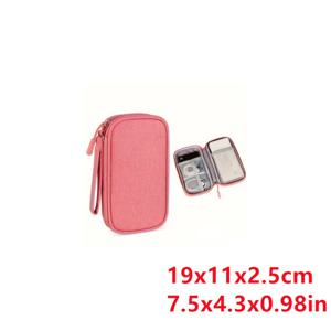 TEMU 팩 안 팩, 전자 디지털 보관 가방 1개, 휴대용 데이터 케이블 여행 보관 가방, 경량 다기능 마우스, 모바일 파워 공급 및 기타 가방