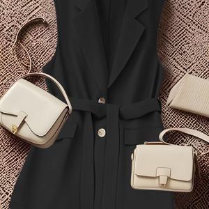 TEMU 여성용 조끼 탑