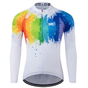 TEMU 남성용 긴팔 사이클링 저지 - 스트레치 니트 운동 셔츠, 풀 지퍼 클로저, 타이트핏 사이클링 탑 (러닝, 트레이닝, 하이킹, 낚시용) - 통기성 좋은 폴리에스터, 라운드넥 디자인, 포켓 - 아웃도어 스포츠 및 캐주얼 웨어에 적합