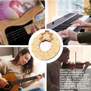 TEMU 모든 음악가를 위한 최고의 도구 - 5단계 원형: 음조 전환과 작곡에 집중하세요. 쉬운 5단계 원형! 음악 이론 걱정 없이 멜로디 및 코드를 연습하는 음악가와 송라이터를 위한 도구