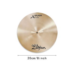 TEMU 오디오파일러 영감 8인치 라운드 마우스 패드, 스플래시 심벌 디자인 - 미끄럼 방지 고무 베이스, 사무실, 학교, 가정에 완벽 - 독특한 선물 아이디어