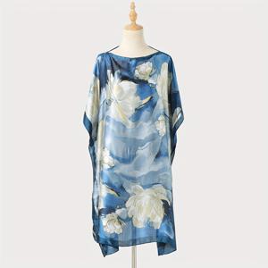 TEMU 1개 우아한 꽃무늬 폴리에스터 숄 랩, 35.43인치 통기성 좋은 장식용 풀오버, 밤 외출 및 축제 행사용 - 깃털 없음, 손세탁/드라이클리닝