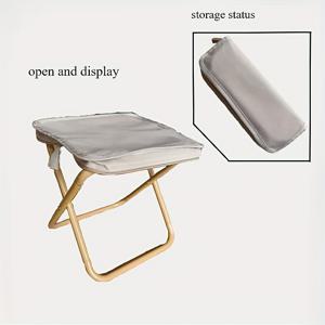 TEMU 아웃도어 캠핑 휴대용 내구성 의자, 컴팩트 경량 스툴 + 지퍼 수납백 포함 (하이킹/낚시용), 265 lbs 무게 지원. 가성비 좋은 접이식 벤치로 백패커와 아웃도어에 이상적, 캠핑 의자,낚시 액세서리,공간 절약형 좌석,접이식 벤치,강화된 프레임,고용량 좌석,여행용 스툴,접이식 좌석,축제 참가자들,낚시꾼