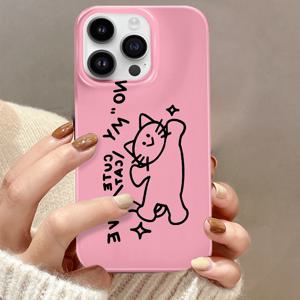 TEMU 귀여운 예술적인 만화 테마 휴대폰 케이스로, 16, 15, 14, 13, 12, 11, 7, 8, PLUS, PRO, PROMAX, MINI, XMAX, XR, XS, SE 2, SE 3를 포함한 다양한 iPhone 모델에 맞게 디자인되었습니다. 생생하고 생동감 넘치는 디자인이 특징입니다.