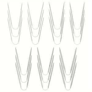 TEMU 21피스 원형 뜨개바늘 전문가용 스테인리스 스틸 2-5mm, 전문 편직 도구,더블 포인트 바늘,원형 바늘,스테인리스 스틸 바늘,세련된 디자인,전문적인 미학,정밀 제작,뜨개질 애호가,전문 공예가들,사계절