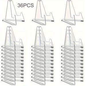 TEMU 36개 투명 아크릴 카드 디스플레이 홀더 - 스포츠 카드, 포토 앨범, 메달 수집 및 선물용으로 완벽한 선택