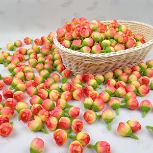 TEMU 100개 인조 장미 꽃봉오리 - DIY 공예, 웨딩 데코, 신부 액세서리용 멀티컬러 패브릭 플라워 헤드, 홈 데코, 선물 및 축제 행사용 | 컬러풀한 핸드메이드 스타일 부케 액세서리