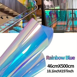 TEMU 1개 색상 변경 창문 필름 - 단열 및 파손 방지 자석 유리 커버, 투명 자가 접착 PVC 필름 (모던 홈/오피스 장식용), 간편한 설치, 에너지 효율 및 보호, 장식용 창문 필름 | 모던 창문 장식 | E