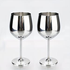 TEMU 2개 팩, 500ml 304 스테인리스 레드 와인 글라스, 와인 고블렛, 샴페인 글라스, 라이트 럭셔리 유럽식 하이엔드 와인 세트, 크리스마스에 가장 적합, 추수감사절에 완벽