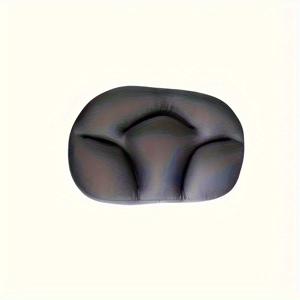 TEMU 1개 무취 식품용 에그 슬리퍼 목베개 - 인체공학적 컨투어 디자인, 100% 폼 충전재, 저자극성, 측면/등수면 편안한 청소 그레이 베개, 목 및 등 완화, 코지 수면 액세서리