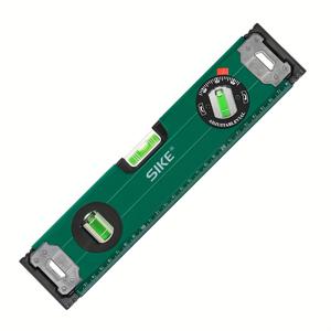 TEMU 고정밀 자석 수평계 - 컴팩트하고 내구성 있는 스피릿 레벨, 방청 알루미늄 합금, 시각적 버블 인디케이터가 있는 듀얼 흡착컵, 수평 및 수직 사용 가능, 전원 불필요, 균형 맞추기용 레벨, 산업 및 홈 리노베이션 및 DIY 프로젝트에 적합한 베어링