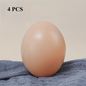 TEMU 닭과 오리, 새 서식지 농장용 액세서리에 적합한 리얼리스틱 에그 시뮬레이션 오리 알 사육 및 훈련 인큐베이션 장식품, DIY 페인팅 이스터 장식 달걀