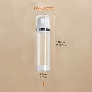 TEMU 1개 여행용 로션 스퀴즈 디스펜서 병 대용량 휴대용 진공 화장품 보관함 파운데이션 액체 워터 밀크 샘플 리필 가능 메이크업 용기 야외 여행 분할 크림 마스크 빈 병
